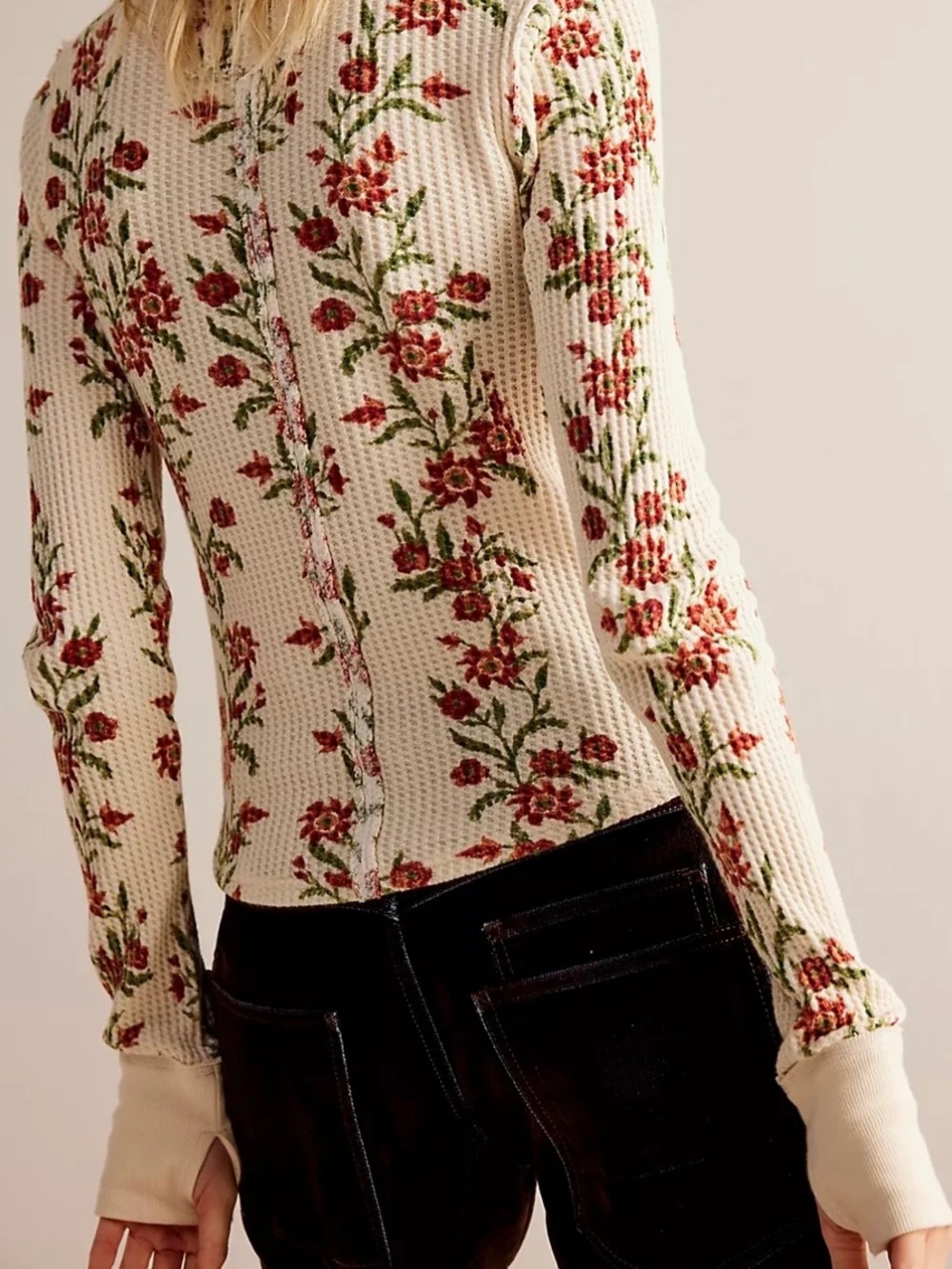 NWT Free People Pretty Little Thermal - Picture 2 of 5